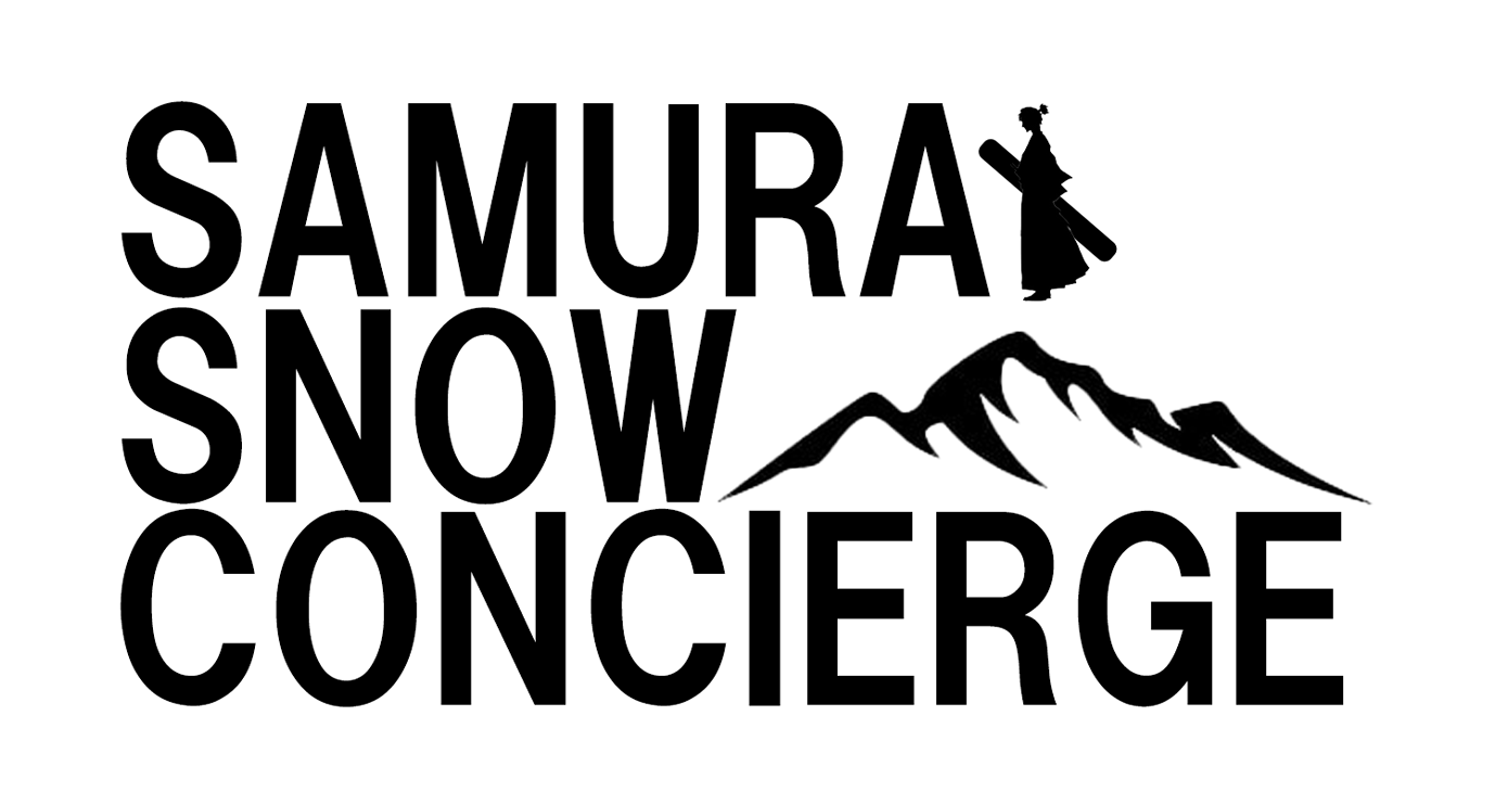 北海道ルスツスノーボードスクールのサムライスノーコンシェルジュのロゴ